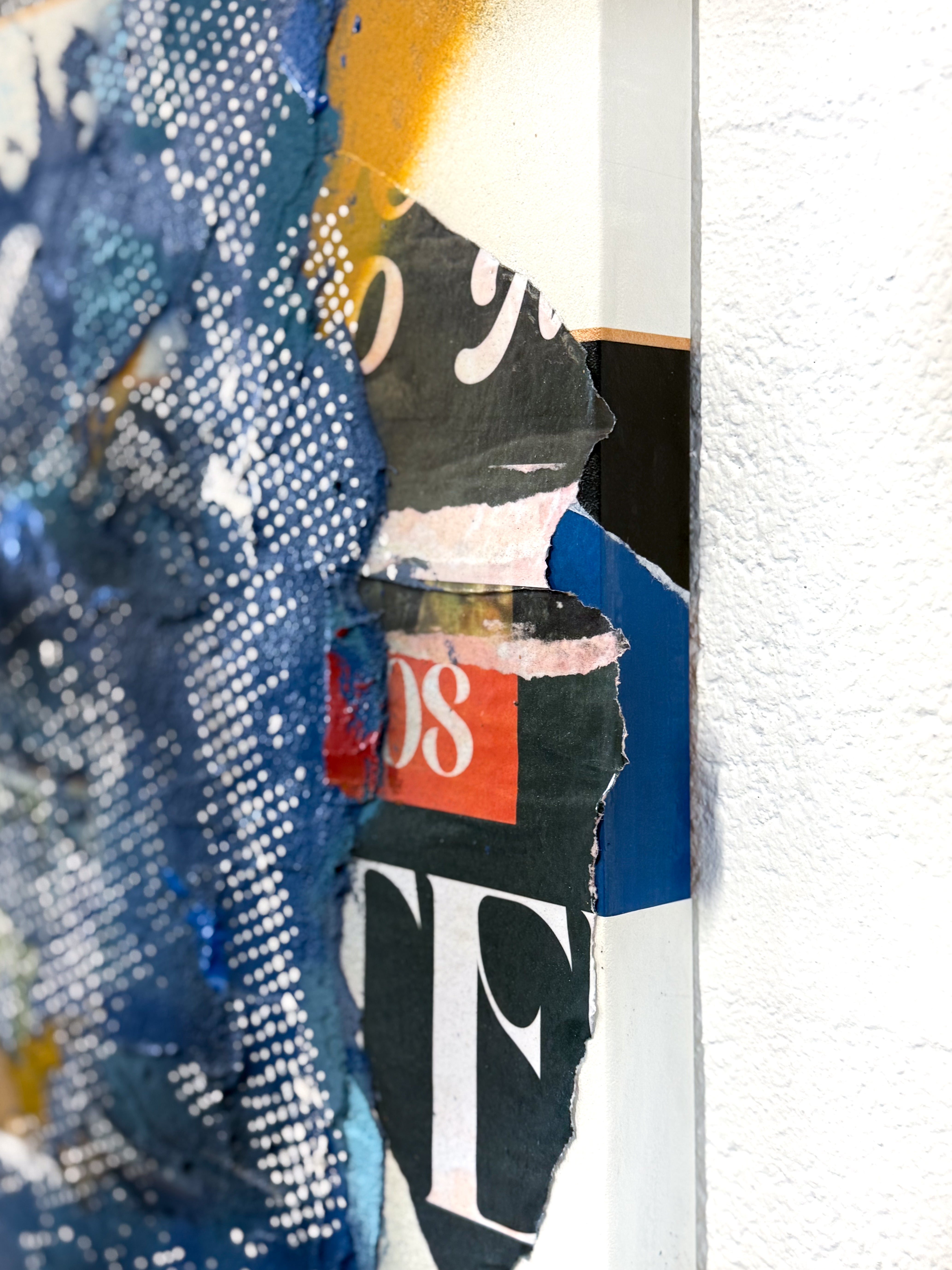 'St. Barth' Original artwork on Okume wood canvas.