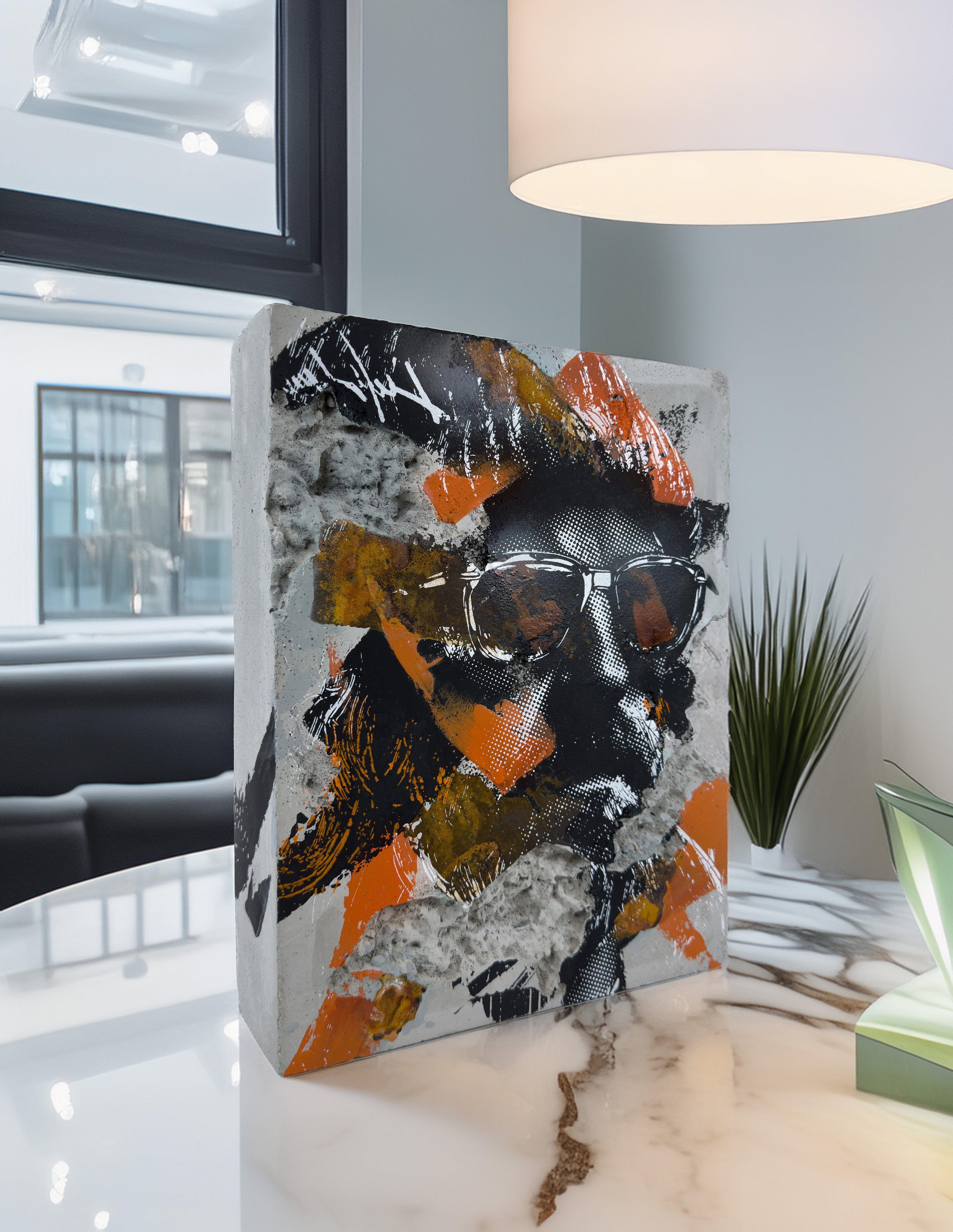 The First Layer _ Black & Orange