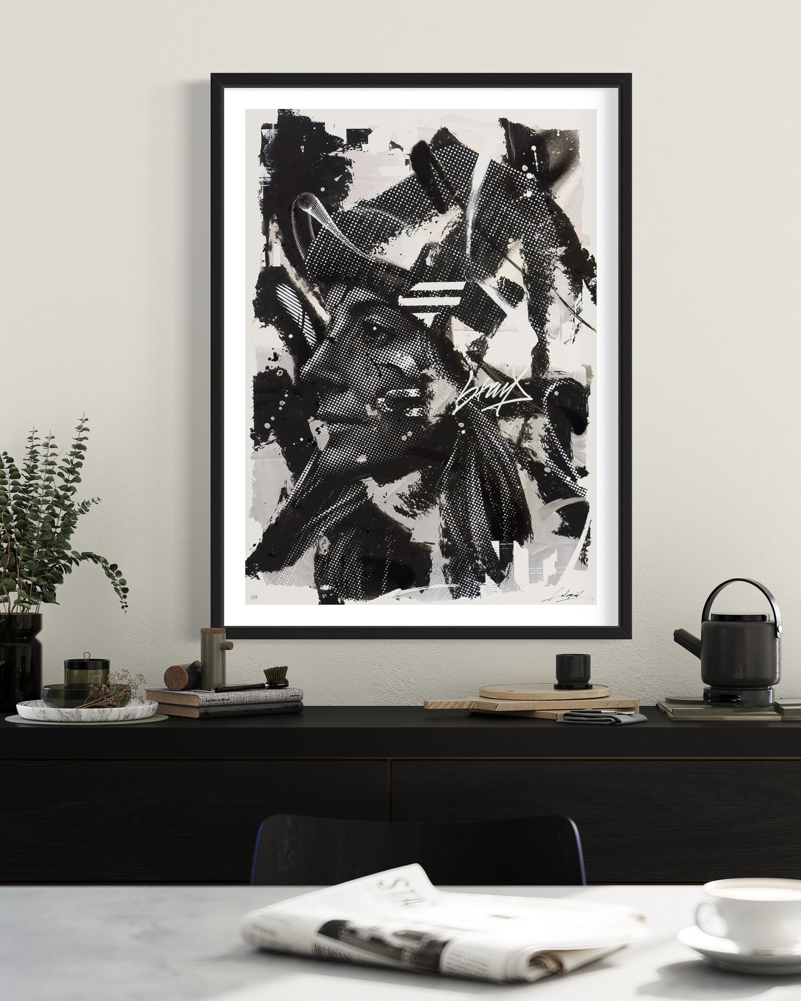 'Lunar State' Print Edition on acrylic sheet.